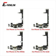 USB Dock Connector Charging Port Flex Cable For iPhone 11 Pro Max Charger Plug Headphone Audio Jack With Microphone Flex Cable