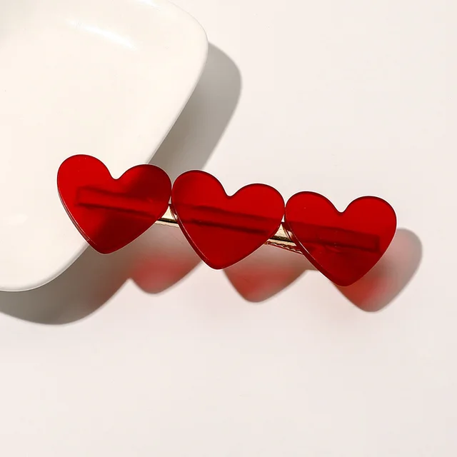 Korean Style Hollow Love Heart Hairpin Barrettes Sweet Hair Clips For Woman Girl Fashion Hair Accessories Styling Tools 4