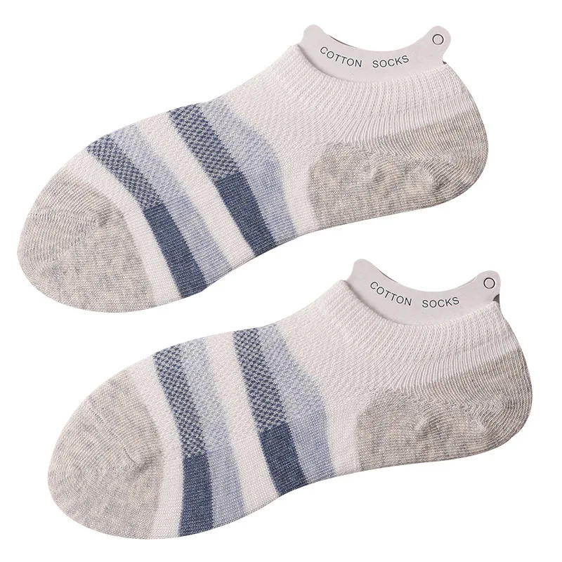 Spring And Summer New Style Children Mesh Breathable Hidden Ankle Socks Wholesale Children Socks Cartoon Pattern Thin No-show So