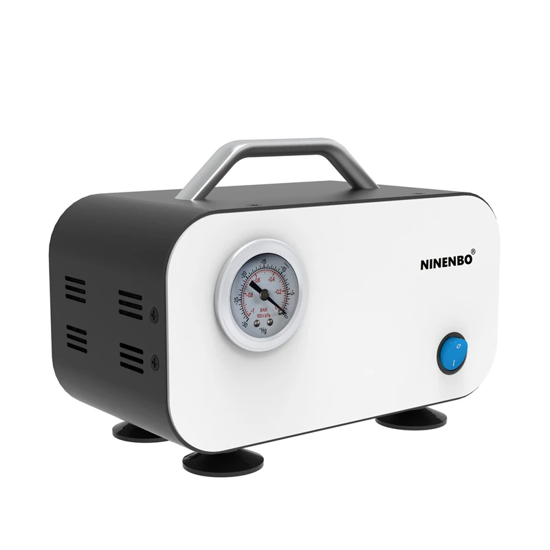 NB10L безмасляный мембранный вакуумный насос, лабораторное фильтрование с отсасыванием устройства, положительное и отрицательное давление портативный маленький воздух pu