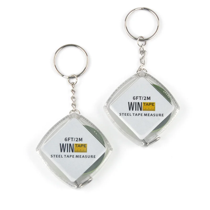 WINTAPE Mini 2M 80Inch Measuring Keychain Tools Steel Retractable Metric Ruler Tape Measure Construction Wood Measurement Tools WINTAPE Mini 2M 80Inch Measuring Keychain Tools Steel Retractable Metric Ruler Tape Measure Construction Wood Measurement Tools
