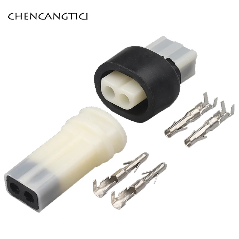 

5 Sets 2 Pin 2.3mm Power Waterproof Auto Electrical Female Male Connector Plug For Automotive Motor Motorcycle