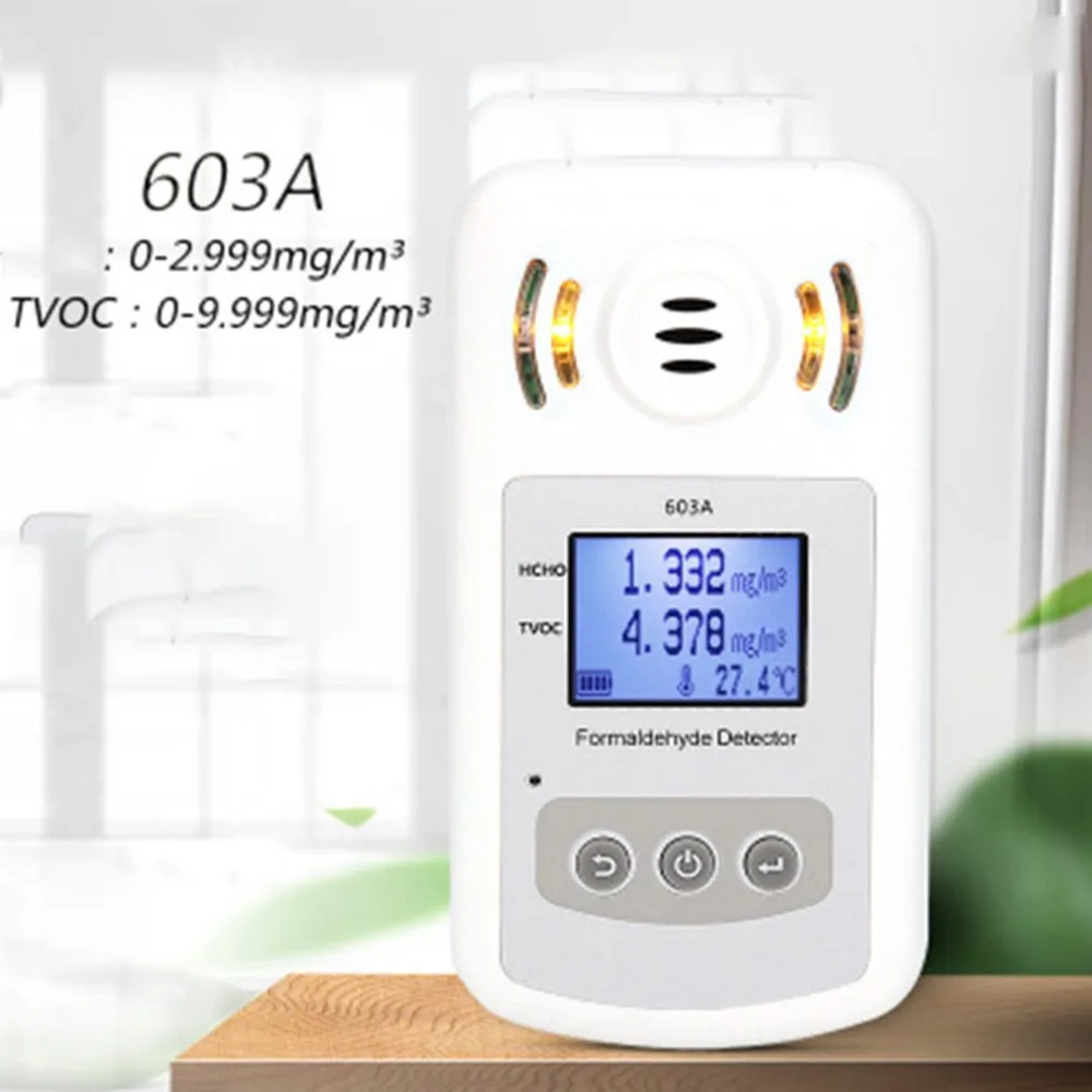 Professional Indoor Air Quality Tester PM2.5 Monitor Digital Formaldehyde Detector Gas Analyzer Gas Analyzers Formaldehyde