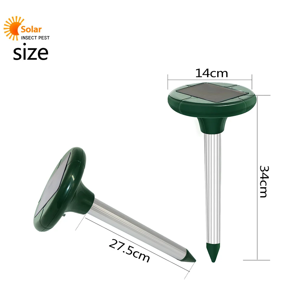400-1000（HZ) Ultrasonic Snake Repeller Animal Eco Friendly Insect Rodent Control 1.2V 800MAH Electronic Ultrasonic Rat Repeller