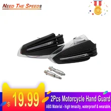 7/" 22 мм защита для рук для мотоцикла+ светодиодный светильник указателя поворота для мотокросса и скутера ветрозащитная защита для руля