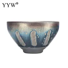 Китайский стиль, черные чайные чашки, керамические китайские чайные наборы кунг-фу, ретро чайная чаша, посуда, ресторан, отель, чайная чашка, 1 шт., 85x60 мм