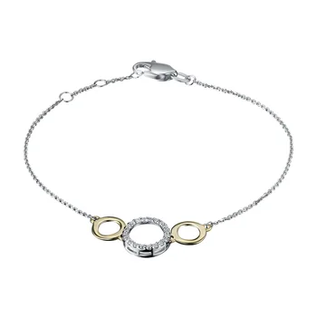 

Bracelet combined gold with a diamond e1001br08165100