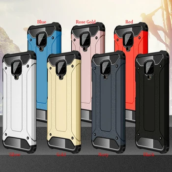 

100pcs/lot 2 in 1 Removable Tough Armor Military Heavy Duty Hard Case For Xiaomi Redmi Note 9 Pro Max