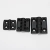 10PCS 40*30mm Small Hinges Black Mini Plastic Door Bearing Butt Cabinet Drawer Jewellery Box ABS Hinge For Furniture Hardware ► Photo 3/6