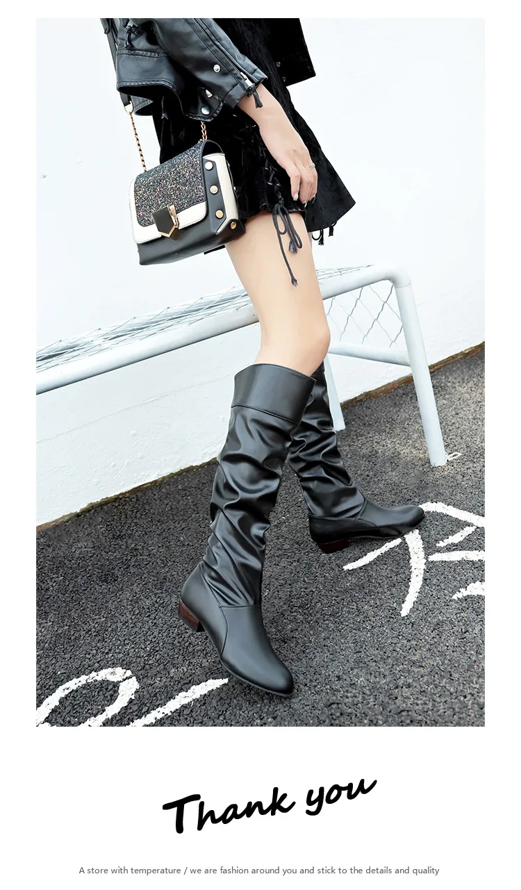 LTARTA/женские ботинки; размер 43; Wish Boots; сезон весна-осень; новые ботинки martin; высокие сапоги; черные сапоги и белые сапоги; FTX-DDW