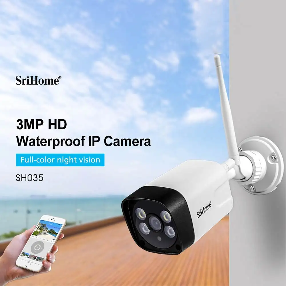 CAMARA DE SEGURIDAD IP MODELO SH035 (3MP) DE EXTERIOR