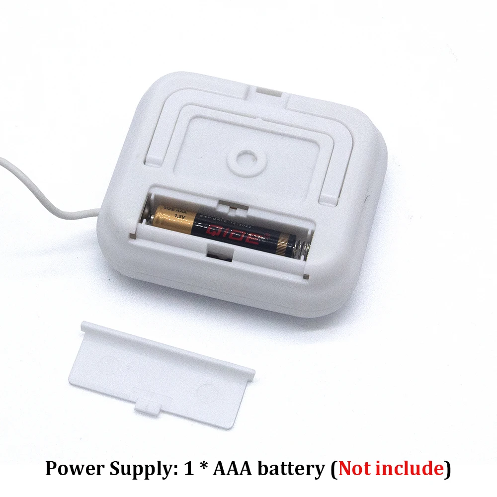 냉장고 수족관 주방 전자 LCD 최대 미니 온도계, 디지털 온도 측정기 프로브 센서 케이블 포함