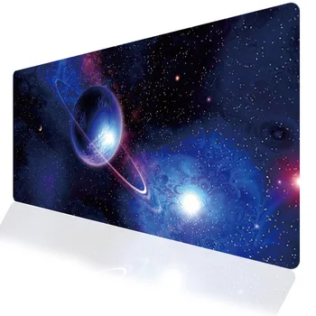 

Rectangle Galaxy 900*400*3mm Large Locking Edge Keyboard Computer Mouse Pad Rubber Game Anti-slip Gamer Mousepad Desk Gaming Mat