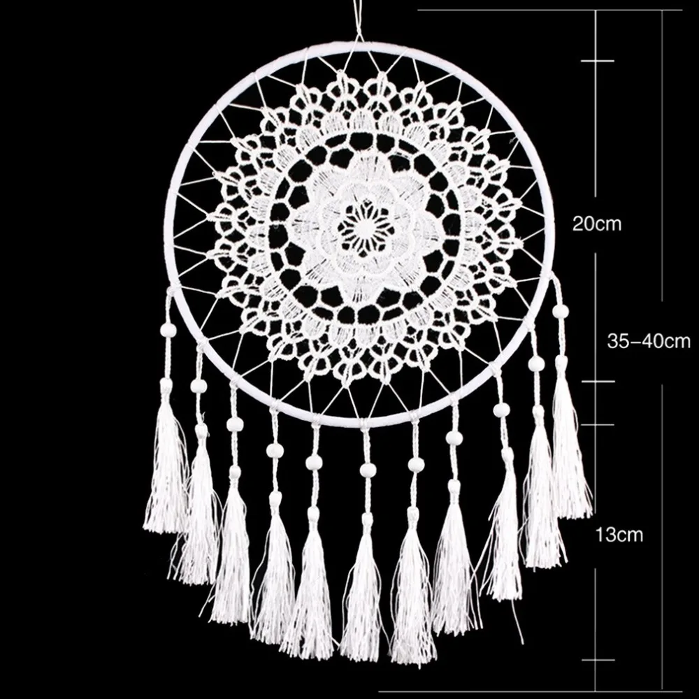 MS6088 Wind Chimes Handmade Indian Dream Catcher Net With Feathers 55 cm Wall Hanging Dreamcatcher Craft Gift Home Decoration