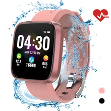 IP67 умный браслет для женщин и мужчин фитнес-трекер часы с беспроводной зарядкой дизайн сердечный ритм кровяное давление кислород