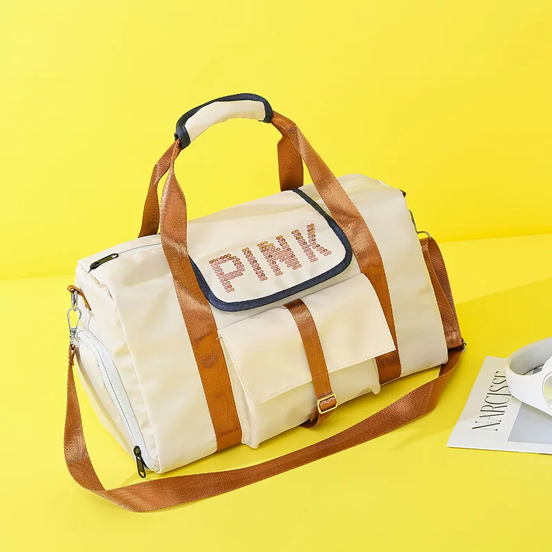 

New Style Oxford Cloth Gym Bag Wet And Dry Separation Multi-functional Large-Volume lv xing bao dai
