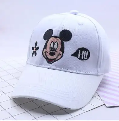 Детская бейсболка s шляпа Микки Мауса Бейсболка Snapback кепки бренд хип-хоп высокое качество Bone gorras дети мальчик Casquette - Цвет: 1