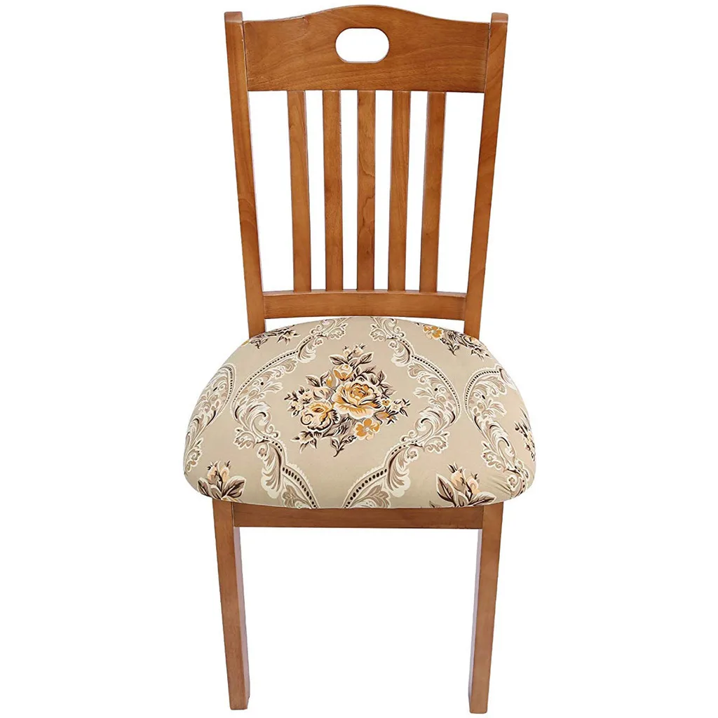 Новые чехлы на стулья, защитные чехлы на стулья для столовой, рождественские украшения - Цвет: H