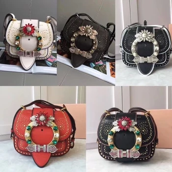 

free shipping 2020 the new style fashion and shine genuine cow leather women one shoulder bag crossbody bag nice mini 3 color