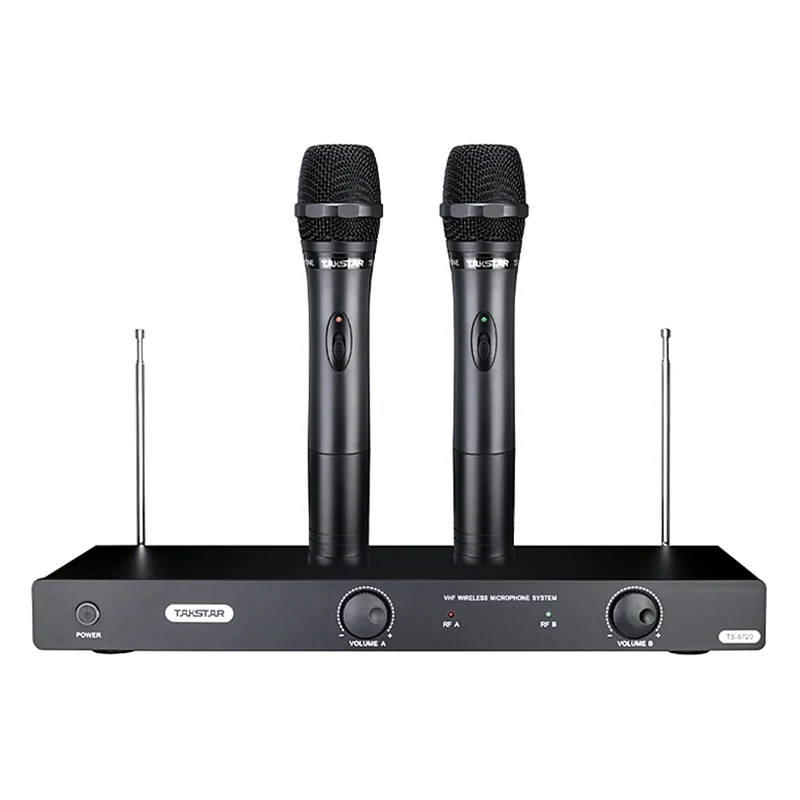 New TAKSTAR TS-6720 VHF Wireless Microphone System Professional Karaoke Engineering & Mic Hot Shipping | Электроника