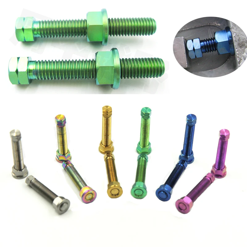 

Motorcycle wheel flat fork after adjusting screw titanium alloy 8 mm to 10 mm BOSUER M2 M4 KAYO K6 T6 cross-country motorcycle
