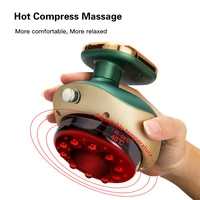 Ems Electric Cupping Massage Negative Pressure Suction Cups Gua Sha Scraping Dredge Meridian Ir Heating Weight Loss Fat Burner 2
