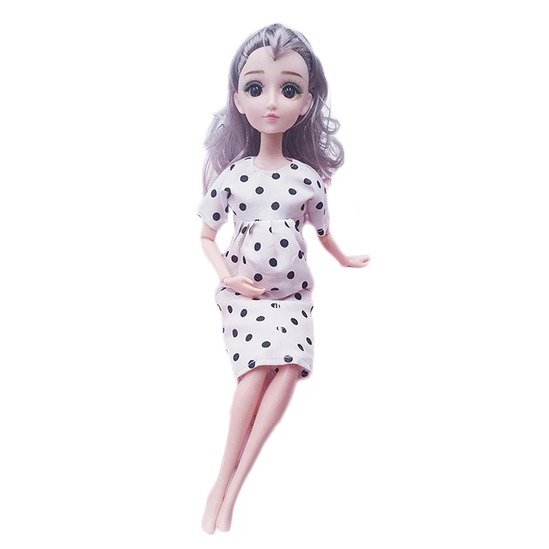 11 inches Pregnant Doll With Baby In Belly 11 joints Fashion Mom Dolls Toys For Girls Gift DIY Educational Toys for Children