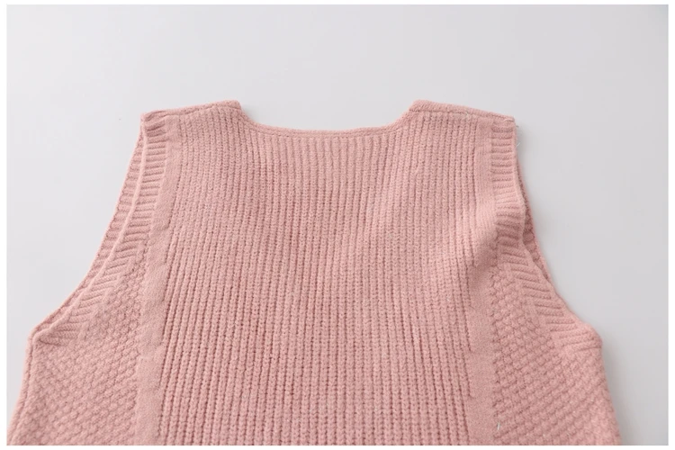 Корейский вариант твист плетеный тонкий похудение v-образным вырезом жилет женский мягкий удобный шерстяной вязаный свитер без рукавов