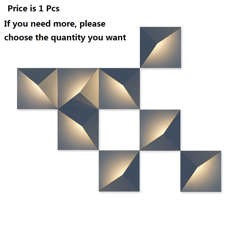 

2019 new original Nordic simple personality creative LED wall lamp background living room bedroom bedside stair light wandlampe