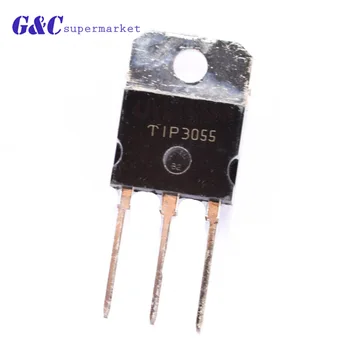 

5PCS TIP3055 , TIP 3055 , TRANS NPN 60V 15A TO-3P .NEW ORIGINAL power transistors. diy electronics