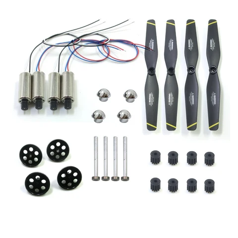 28PCS SG700 Spare Part Set RC Drone SG700 Motor Engine Propeller Blade Fixed Cover Iron Shaft Big Gear Motor Gear SG700 Part 28PCS SG700 Spare Part Set RC Drone SG700 Motor Engine Propeller Blade Fixed Cover Iron Shaft Big Gear Motor Gear SG700 Part