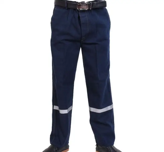 cargo work pants with reflective tape