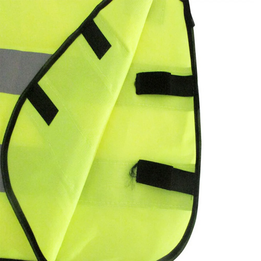Детский жилет безопасности Яркие светоотражающие полосы детский жилет для безопасности на дорогах желтый жилет видимость детские куртки
