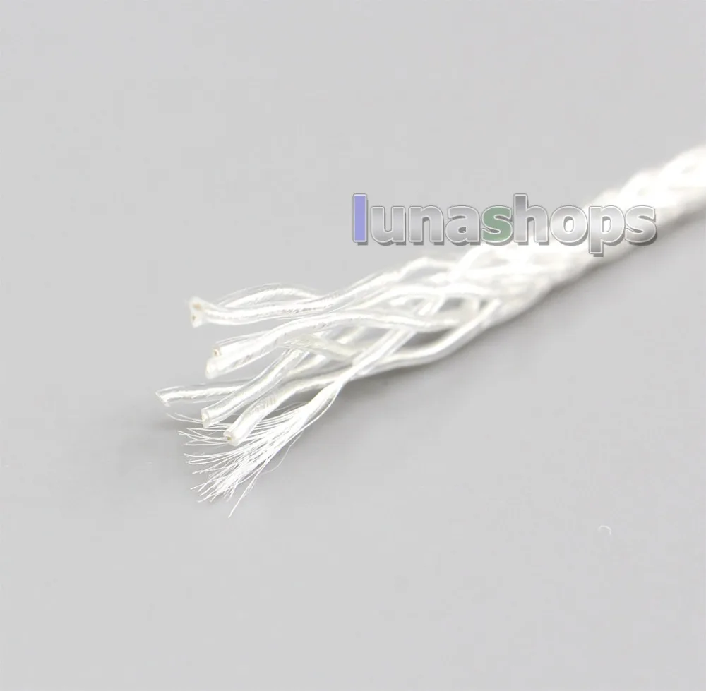 LN006568 2 5mm 4 4mm XLR 8 Core Silver Plated OCC Earphone Cable For Denon AH D7200 AH D5200 AH D9200 3 5mm Headphone pin