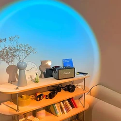 Applique murale avec Projection du soleil, luminaire décoratif d'intérieur, idéal pour une chambre à coucher ou une Table 