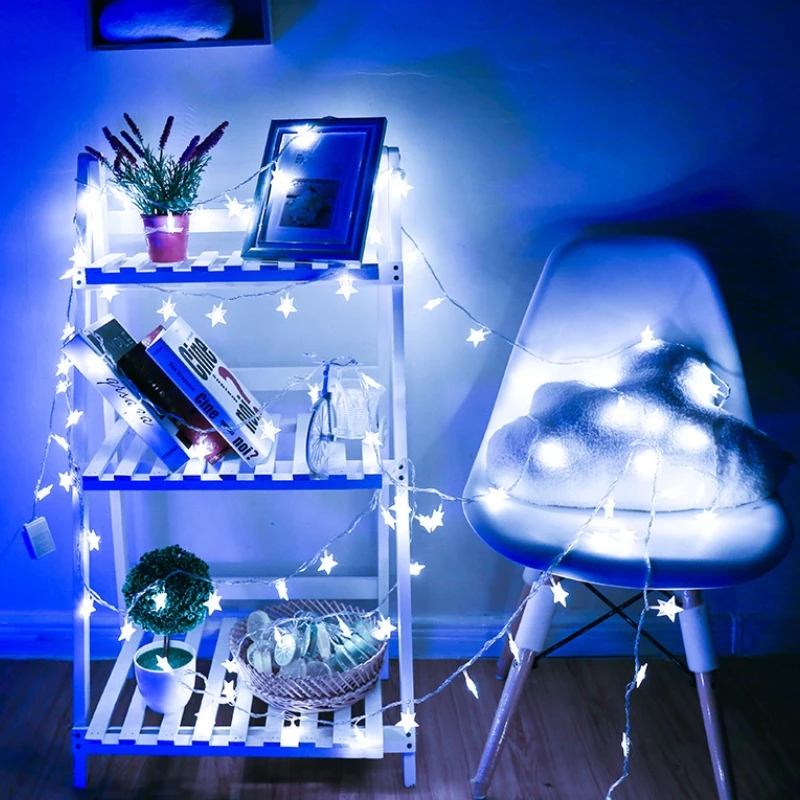 thumbnail image 1 of Guirnalda de luces LED con forma de copo de nieve, decoración para el árbol de Navidad, regalo de Navidad, Feliz Año Nuevo 2021, 1 of 5