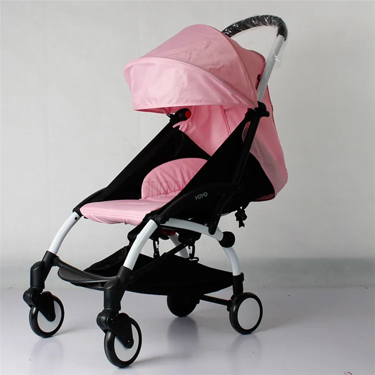 B style Pink Оригинальная легкая коляска может сидеть и лежать на 175 градусов Складная коляска yoya ультра-легкая портативная дорожная детская коляска - Цвет: B style Pink