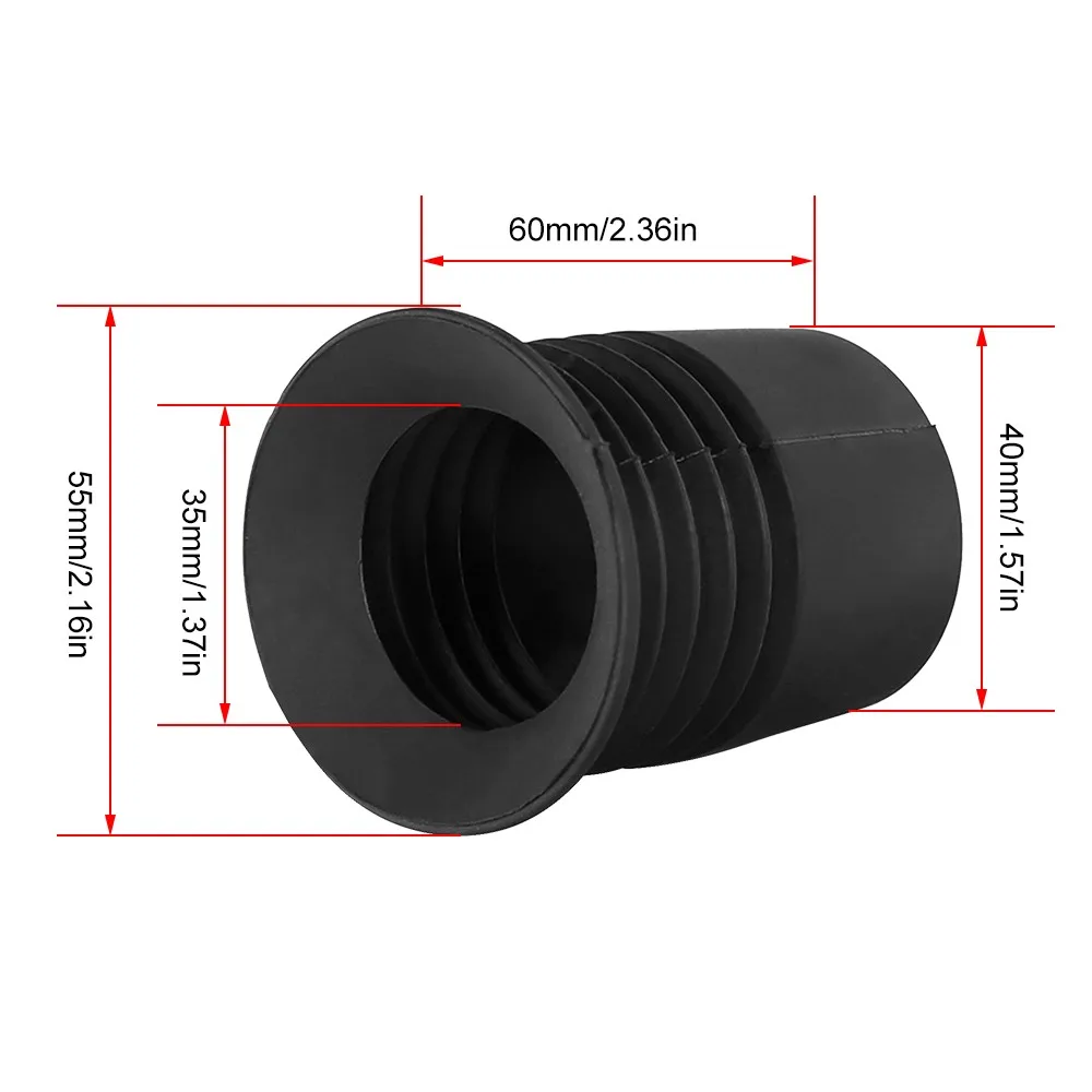 Stock 40mm Rifle Scope Eyecup Ocular Soft Rubber Eye Protector Cover Eyeguard 