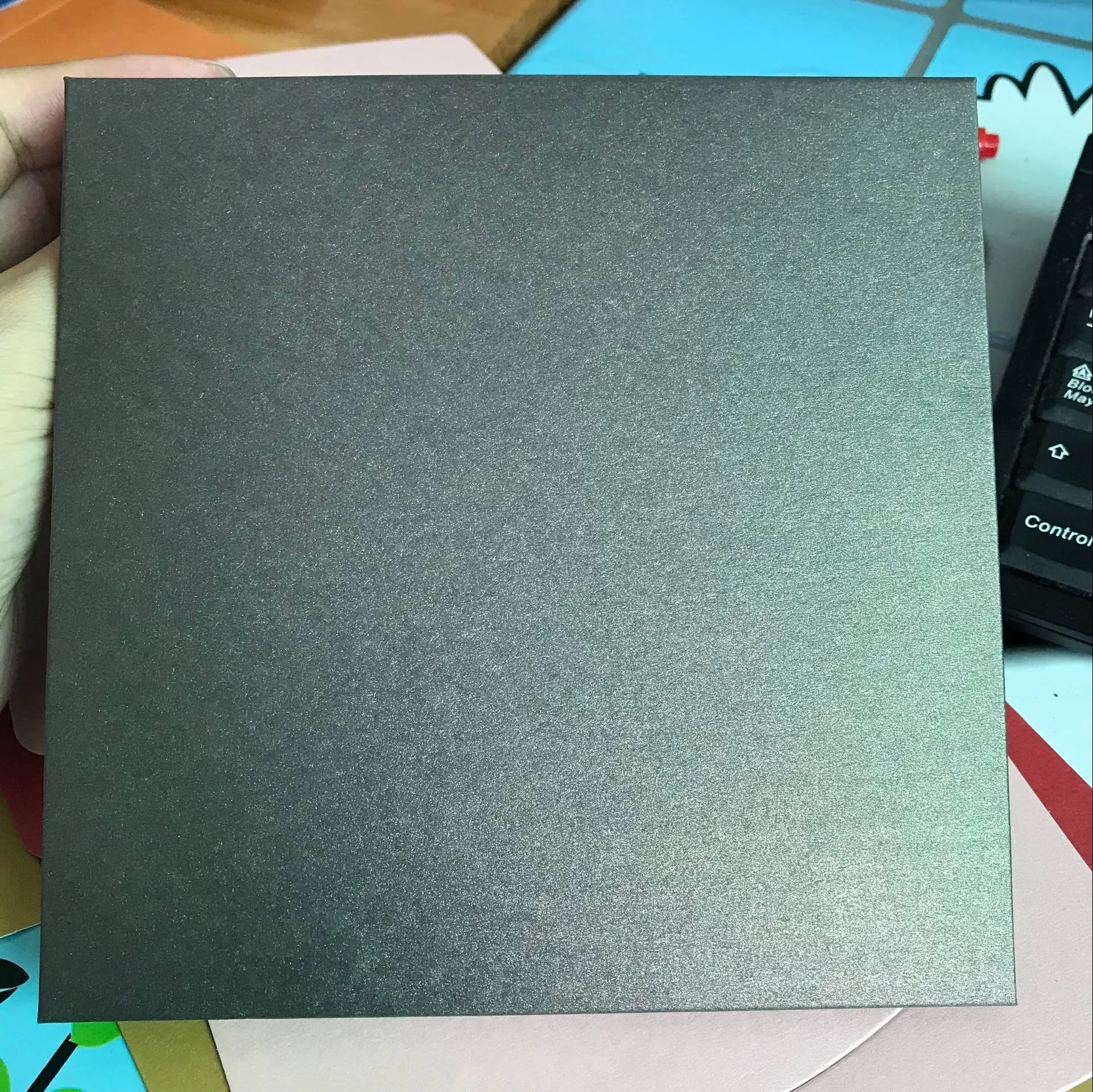 coffee 50 шт./лот 16x16 см квадратные Роскошные пригласительные конверты на свадьбу 250gsm платок специальный перламутровый картон - Цвет: coffee