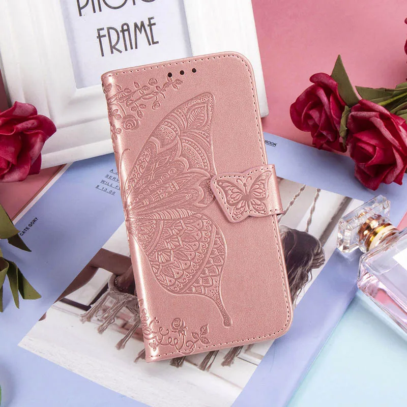 Leather Flip Case For K92 Stylo 7 K42 LG K8 K10 2018 G7 One V50 Q8 G8 thinQ V20 Mini K40 K11 K9 Butterfly Book Cover Coque | Мобильные