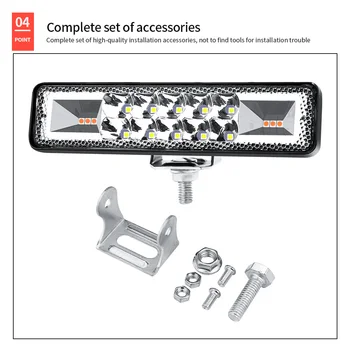 

48W LED work Lights Flash Work LED Bar For Jeep SUV Moto For G3L2 Offroad 4X4 ATV Replacement