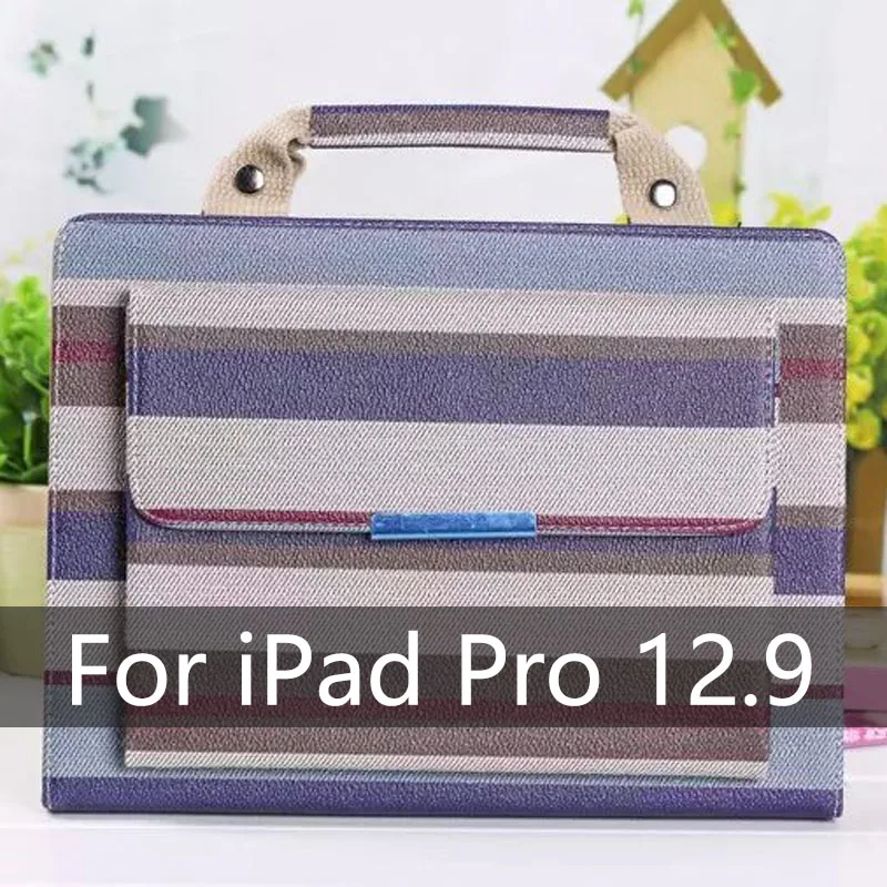 Шампанское Для iPad Pro 9,7 Pro 10,5 чехол для планшета кожаный чехол Портфель откидная подставка чехол кошелек Сумочка для Apple iPad Pro 12,9 умный чехол - Цвет: Шампанское
