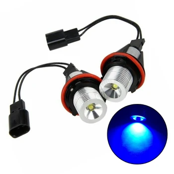 

2pcs LED Angel Eyes Halo Light Lamp Bulbs For BMW E39 525i 530i 540i M5 E60 550i Car Light Bulbs With Connectors