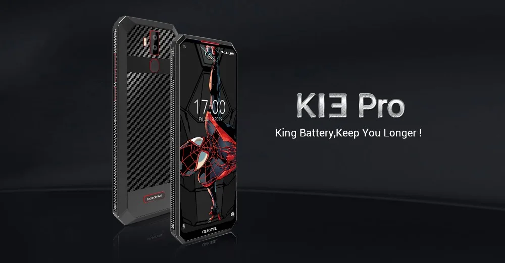 OUKITEL K13 Pro смартфон NFC Android 9,0 Быстрая зарядка 11000mAh 6,41 ''4 GB+ 64GB MT6762 Octa Core Face ID 5 V/6A мобильный телефон