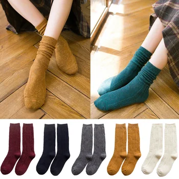 

Women Casual Comfortable Cotton Rhombus Socks Lady Shiny Glittery Mid Tube Socks WATHC0014