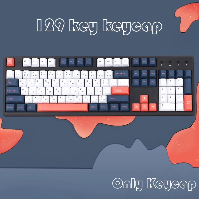 Японские колпачки для ключей bento клавиш Sub PBT с изображением вишни механической