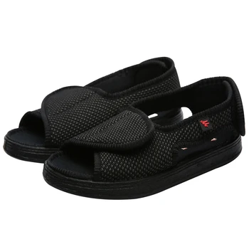 

1 Pair Breathable Shoes Adjustable Indoor Floor Shoes Magical Sticker Shoes Nursing Shoes For Men Women Foot Supply