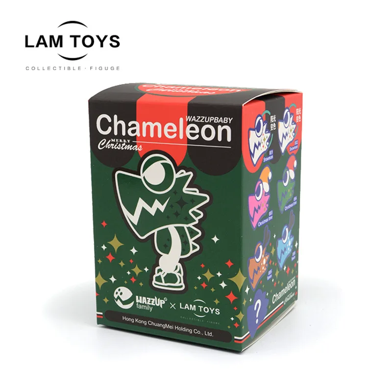 Wazzup изменение цвета Дракон Рождество глухая коробка Lam игрушки ультрафиолет луч солнечный цвет меняющая игрушка кукла скрытое украшение