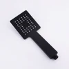 Fast Delivery ABS Plastic Bathroom Big Square Water Saving Showerhead Black Bath Rainfall Handheld Shower Head ► Photo 3/4