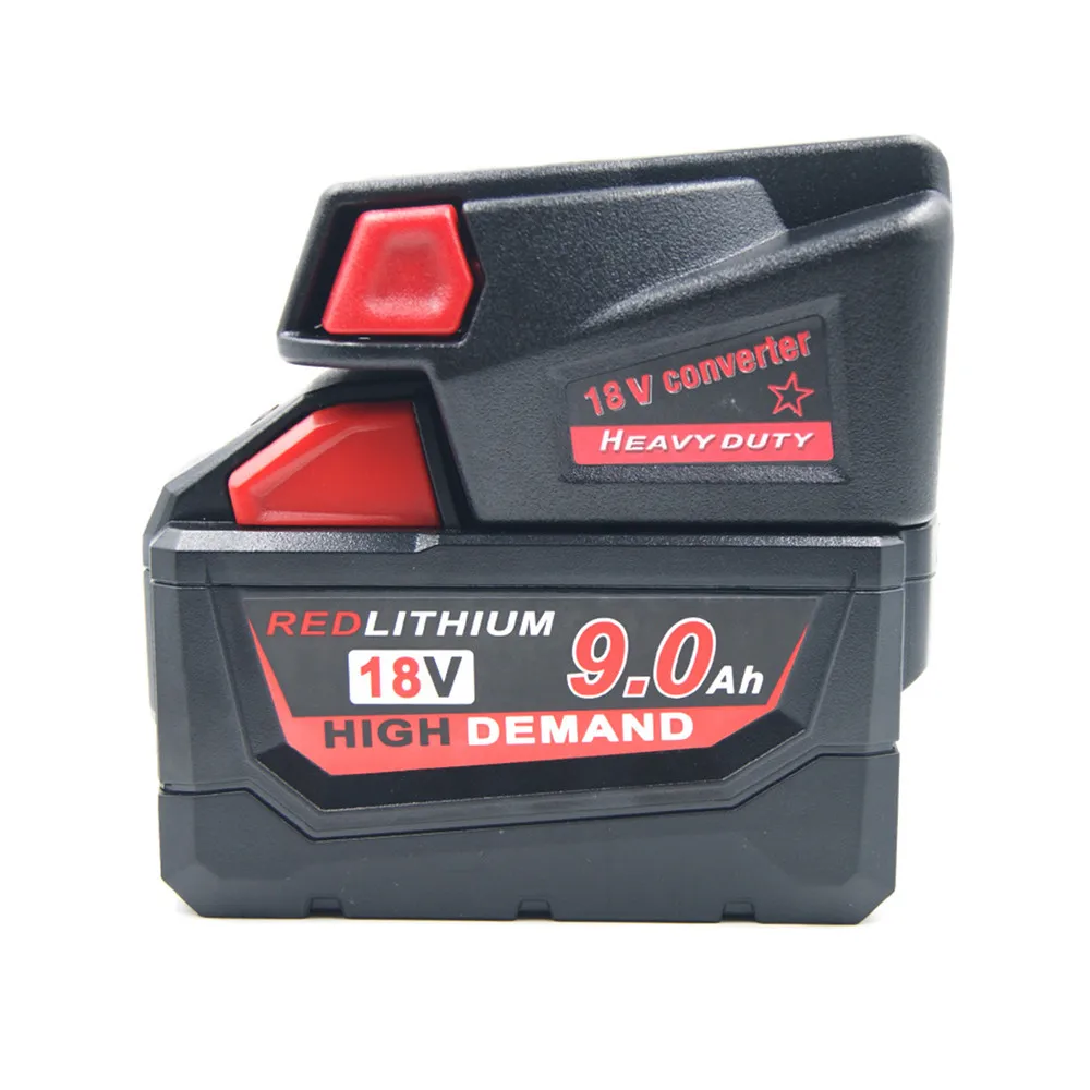 Мощный USB Батарея адаптер конвертер для Милуоки M18 18V ионно-литиевая Батарея для V18 Li-Ion Батарея